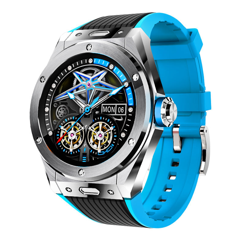 Bluetooth Call Watch Local Music Pedometer Sleep Heart Rate Health Monitoring Sports Smart Watch Blue 0 - Tophatter Daily Deals