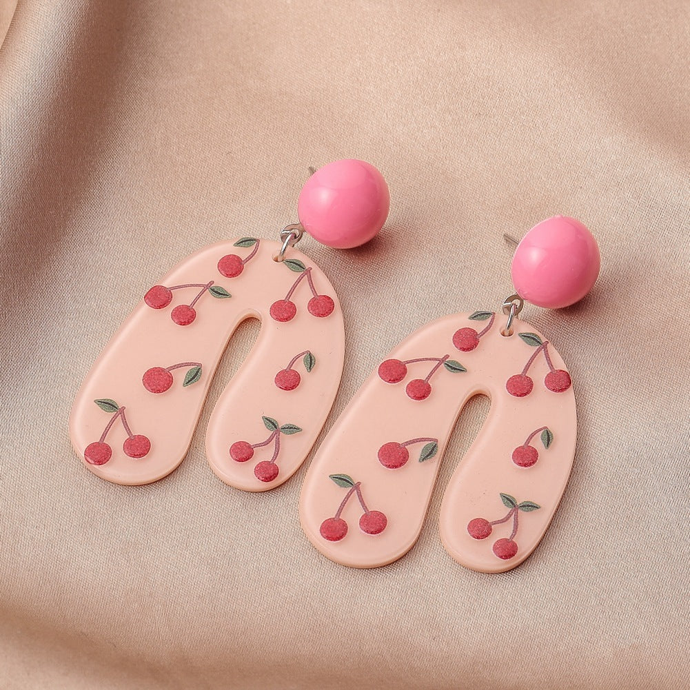 3d Printing Plant Flowers And Animals Doodle Earrings E 0 - Tophatter Daily Deals