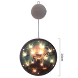 Halloween LED Lantern 160mm PVC Decor, IP44 Spooky Glow 5 Style 3D Changing Face Moving Picture Frame - Tophatter Daily Deals