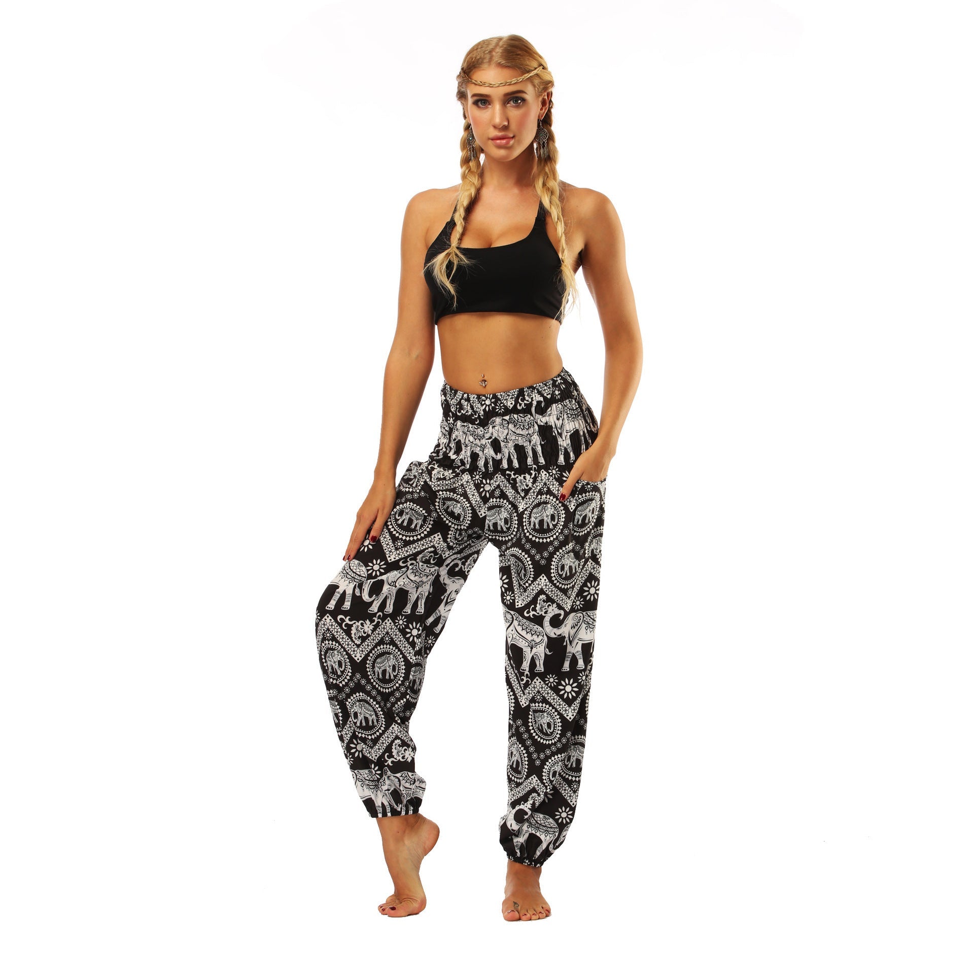 Belly Dance Yoga Pants YCI008 One size 0 - Tophatter Daily Deals