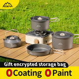 Camping Kitchen Set for 4-Person Cooking (9pcs) Camp Cooking - Tophatter Daily Deals