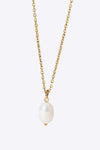 Freshwater Pearl Pendant Necklace Necklaces - Tophatter Daily Deals