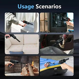 3-in-1 Portable Handheld Vacuum – Rechargeable, Suction & Blower, Mini for Car & Home Home Improvement - Tophatter Daily Deals