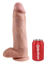 King Cock 12 Inch Dong With Balls – Realistic 30.5 cm Dildo > Dildos > Oversized Toys - Tophatter Daily Deals