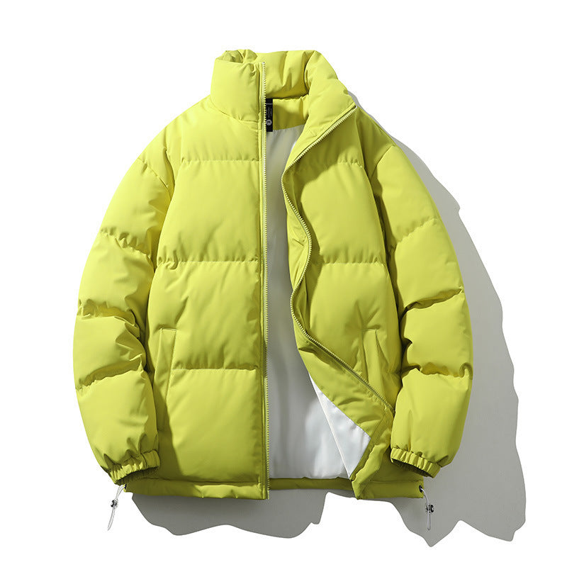 Warm Relaxed Men Down Coat - Boxy Puffer, Polyester, Urban Lemon Yellow 3D Changing Face Moving Picture Frame - Tophatter Daily Deals