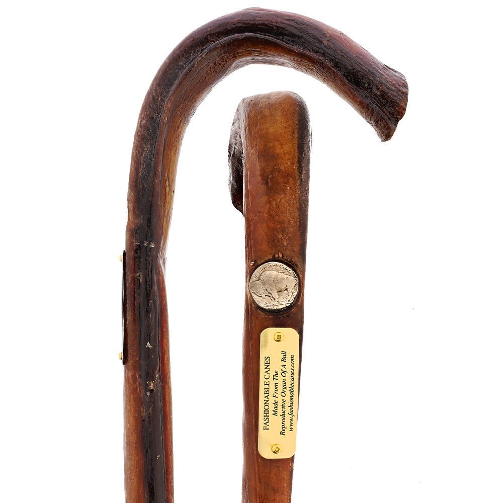 Bull Organ Tourist Handle Walking Cane Bull Organ Penis Walking Cane - Tophatter Daily Deals