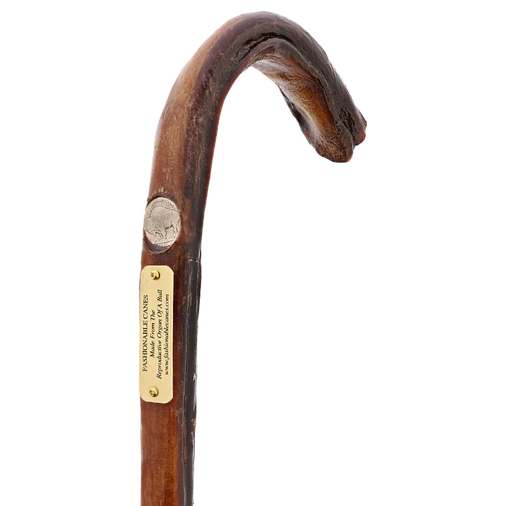 Bull Organ Tourist Handle Walking Cane Bull Organ Penis Walking Cane - Tophatter Daily Deals