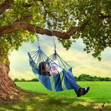 440lbs Hanging Hammock with 2 Pillows Garden & Patio - Tophatter Daily Deals