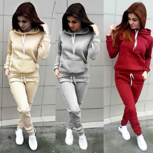 Autumn and winter hooded suit sweater 0 - Tophatter Daily Deals