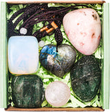 23 Piece Natural Crystal Stone Set Gift Box 0 - Tophatter Daily Deals