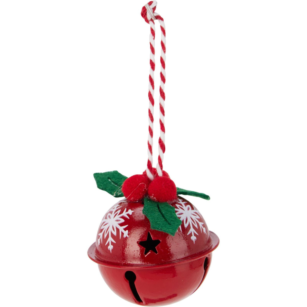 Pack of 12 Small Festive Jingle Bell Baubles | Christmas Tree Ornaments - 4cm Baubles - Tophatter Daily Deals