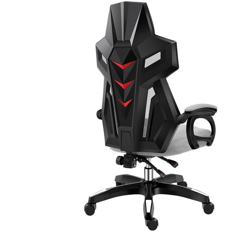 Backrest Staff Ergonomic Game Swivel Chair Reclinable Seat Black frame gray mesh 0 - Tophatter Daily Deals