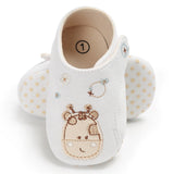 Baby infant soft-soled toddler shoes Beige 0 - Tophatter Daily Deals