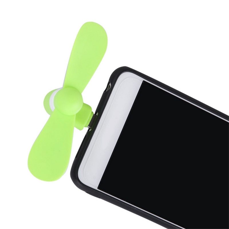 Android phone fan Type C Green A 0 - Tophatter Daily Deals