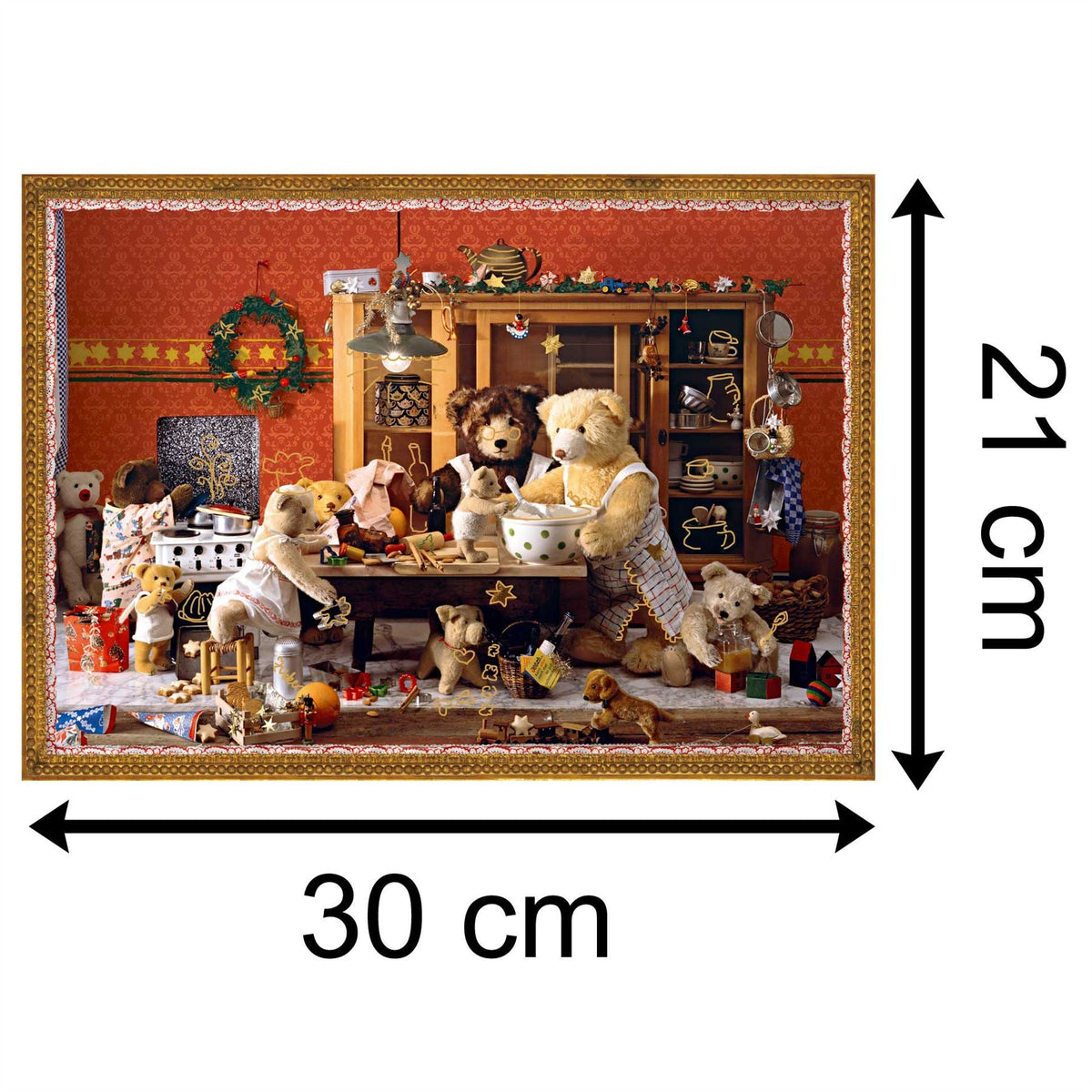 Traditional Christmas Advent Calendar | Teddy Bear Advent Calendar | Christmas Kitchen Picture Advent Calendar Advent Calendar - Tophatter Daily Deals