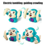 Baby Toys Electric Tumbling Monkey Light Music Puzzle Sound Tipping Monkey Kids Toys Early Educational Toys For Children Gifts 0 - Tophatter Daily Deals