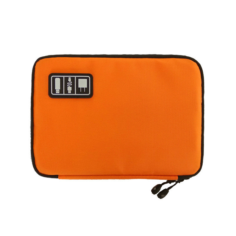 Cable Organizer Bag - Travel Tech Accessories Storage Case Orange Cable Management & Organizers - Tophatter Daily Deals