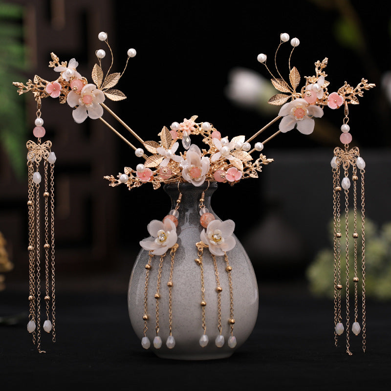 Ancient Hanfu headdress flow super step hairpin 0 - Tophatter Daily Deals