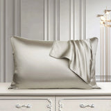 Silk Pillow Case Pure Silk Pillowcase Real Silk Pillowcase Natural Silk Pillowcase Space grey Humidifier - Tophatter Daily Deals