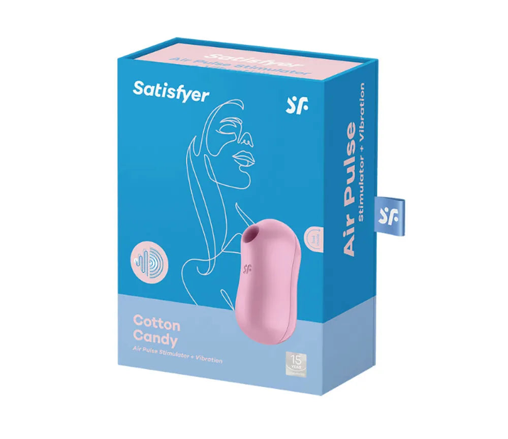 Satisfyer Cotton Candy – Air Pulse Stimulator Plus Vibrator > Sex Toys For Ladies > Air Pulsation - Tophatter Daily Deals