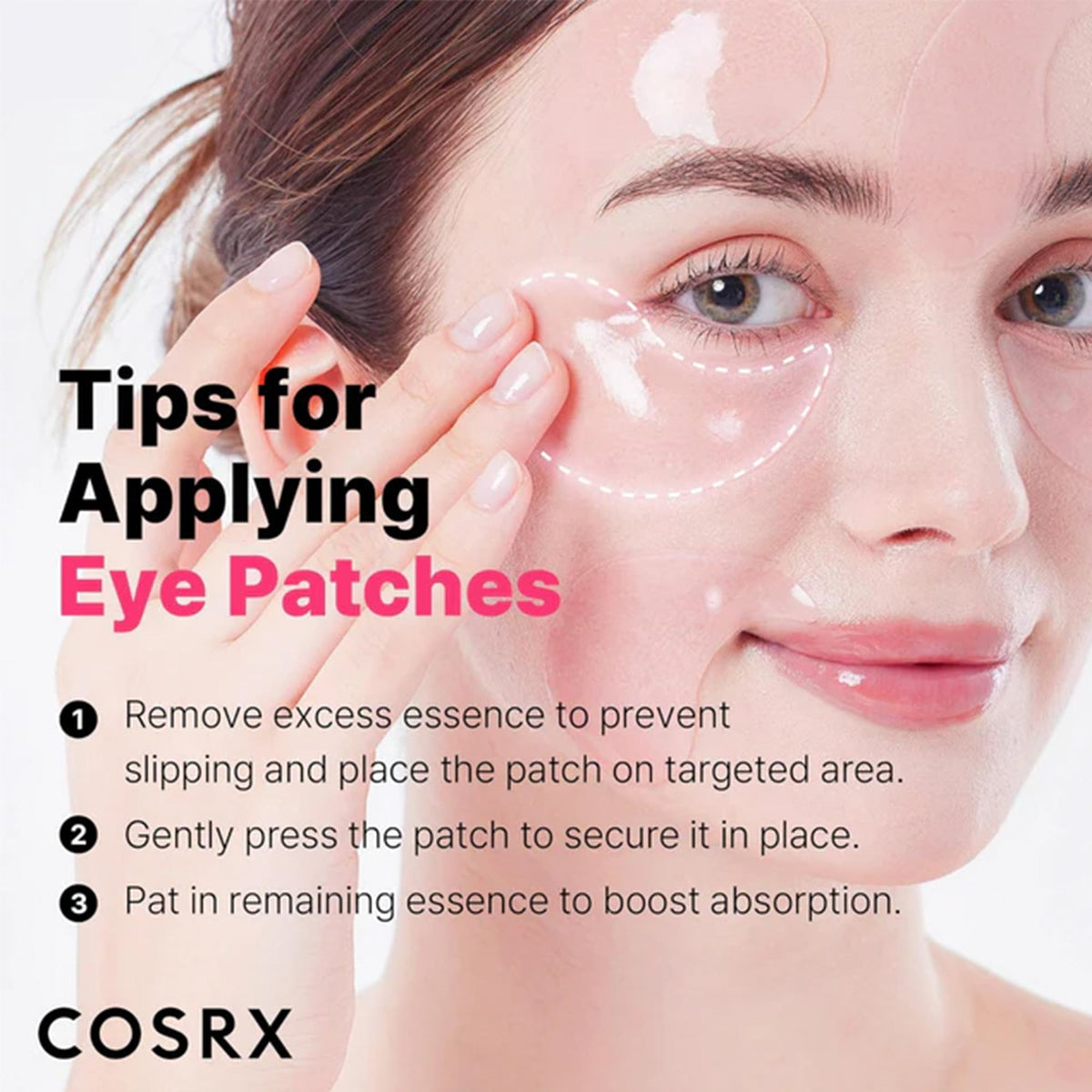 CosRx The Pink Peptide Collagen Hydrogel Eye Patches 60pcs Jar - Tophatter Daily Deals