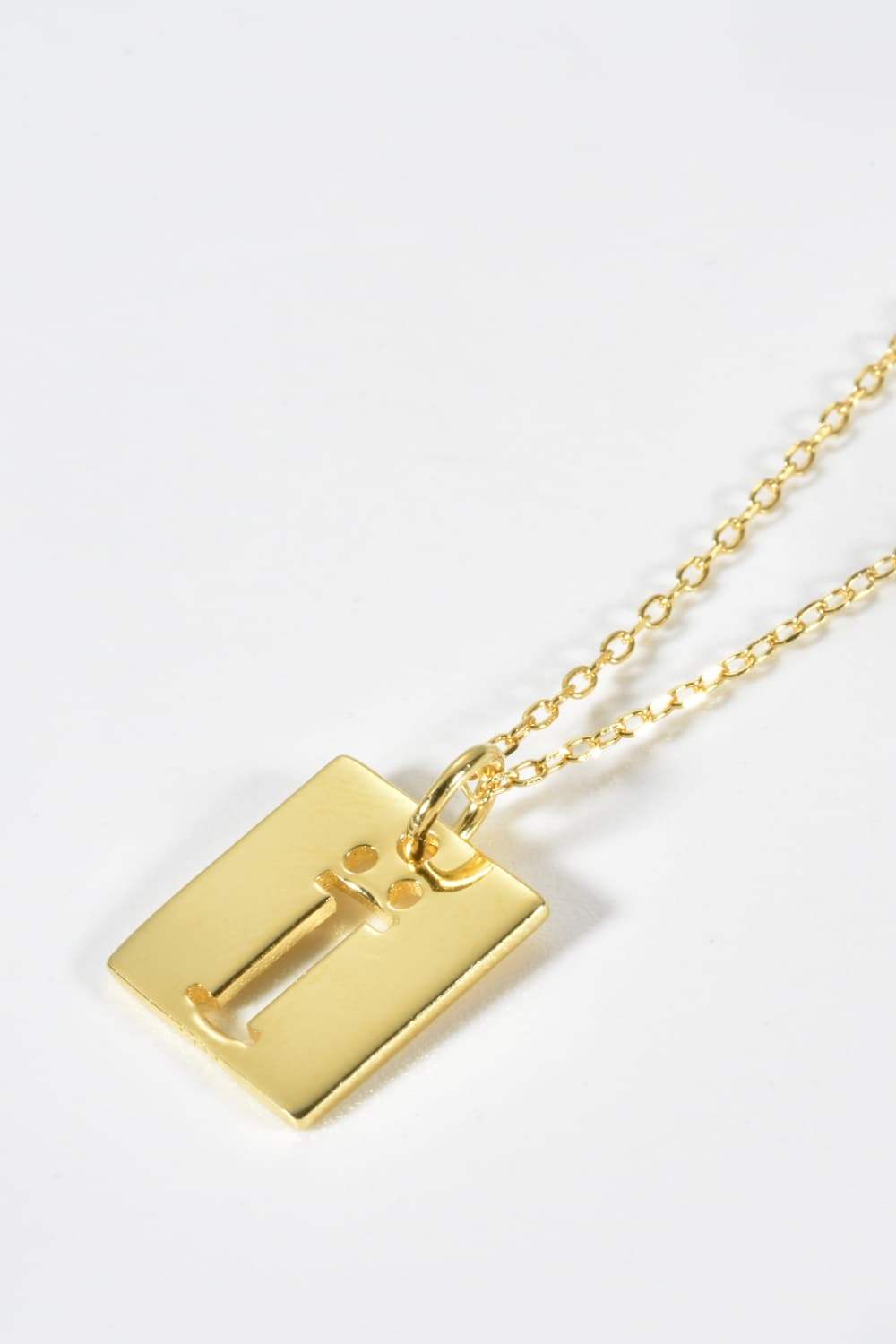 Cutout Rectangle Pendant Necklace Necklaces - Tophatter Daily Deals