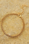 Gold Multi Layered Adjustable Chain Bracelet Set Bracelets - Tophatter Daily Deals