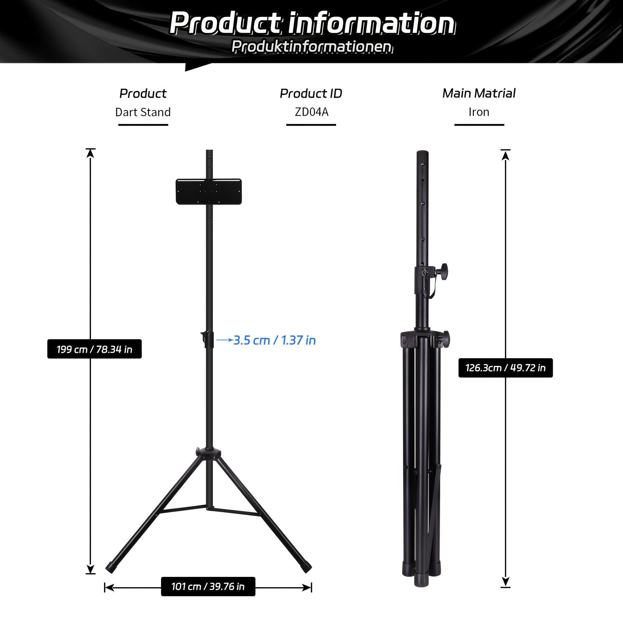 Dart Target Tripod Stand for All Ages Boating & Water Sports - Tophatter Daily Deals