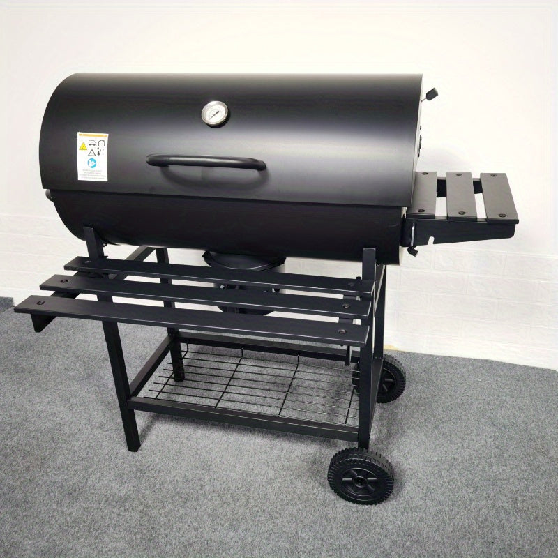 Outdoor Multifunctional BBQ Grill Rack with Iron Plate Outdoor Grills - Tophatter Daily Deals