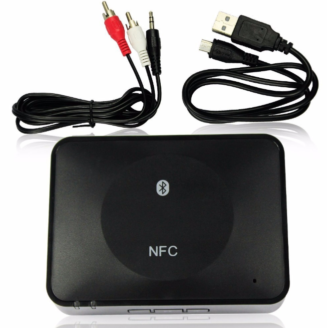 Bluetooth Audio Receiver 3.5mm HIFI Class Lossless Wireless Speaker Audio Receiver Black 0 - Tophatter Daily Deals