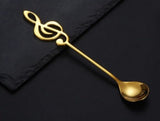 304 stainless steel music symbol creative spoon Gold 0 - Tophatter Daily Deals