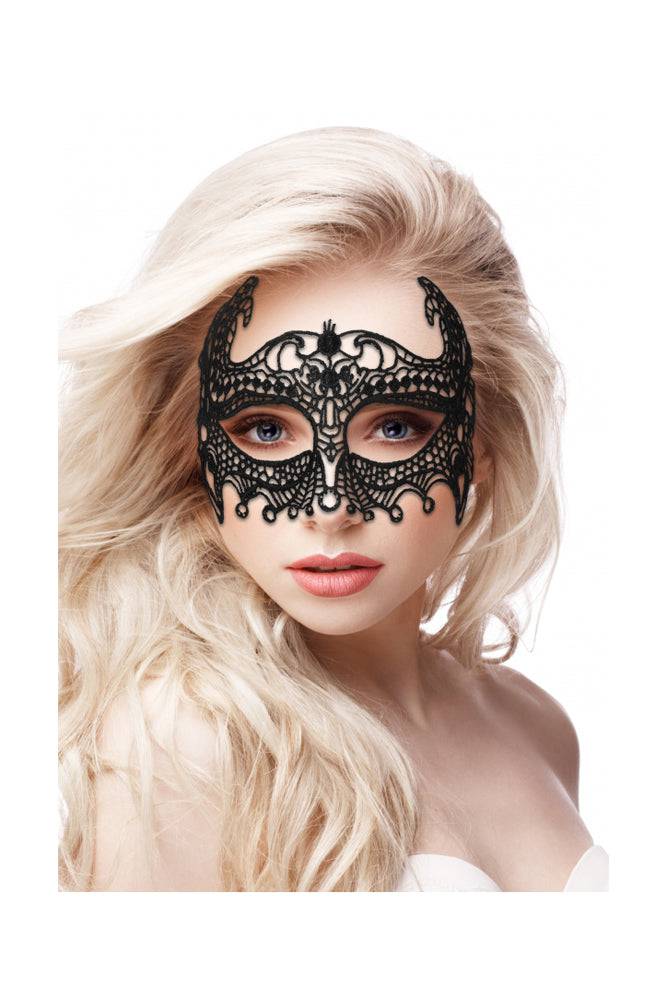 Ouch by Shots Toys - Empress Lace Mask - Black BDSM - Tophatter Daily Deals
