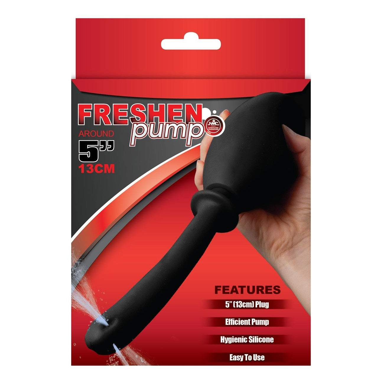 Freshen Pump Smooth Anal Douche 5" in Black Douche - Tophatter Daily Deals
