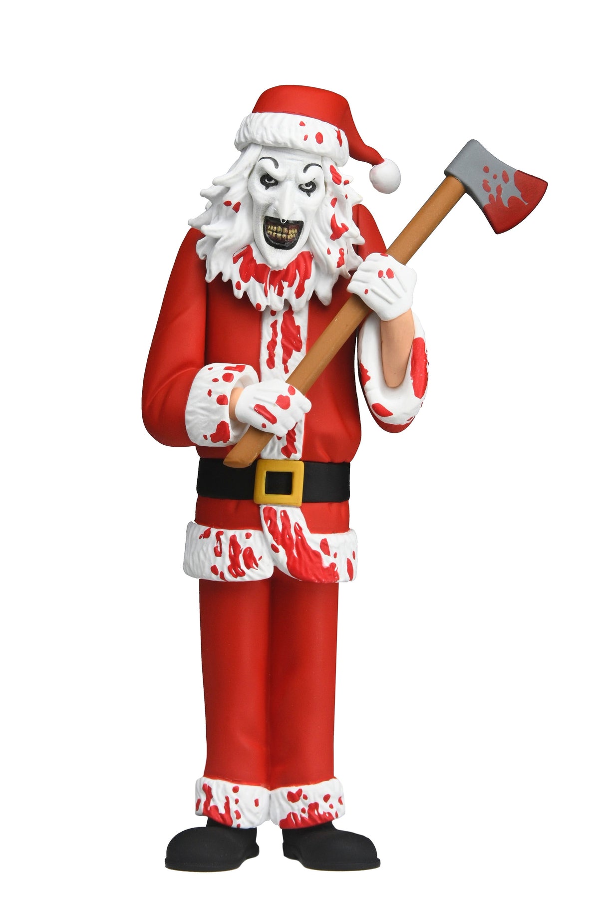 Terrifier 3 – Toony Terrors Santa Art the Clown (Bloody Version) Collectible Figure - Tophatter Daily Deals
