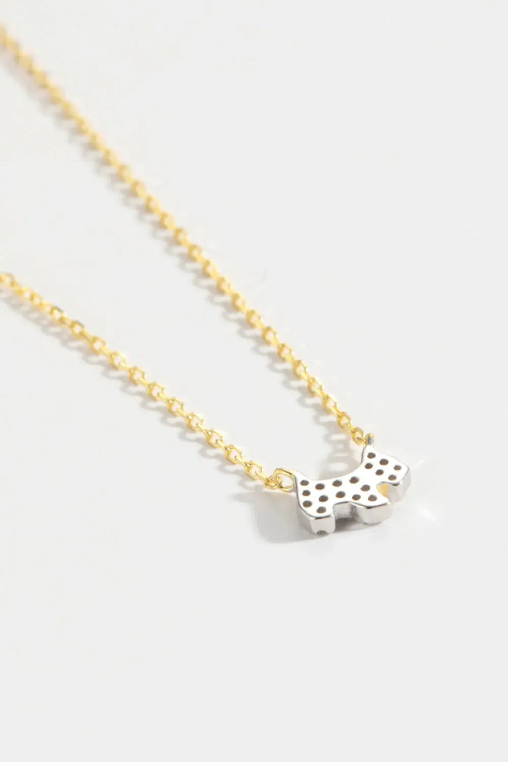 Puppy Zircon 925 Sterling Silver Necklace Necklaces - Tophatter Daily Deals