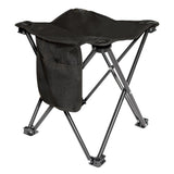 Rothco Collapsible 4 Leg Camp Stool BLACK - Tophatter Daily Deals