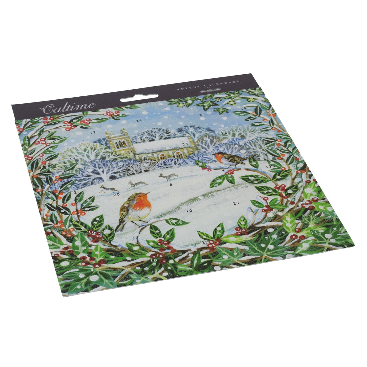 Robin & Deer Christmas Advent Calendar | Wreath Christmas Advent Calendar Advent Calendar - Tophatter Daily Deals