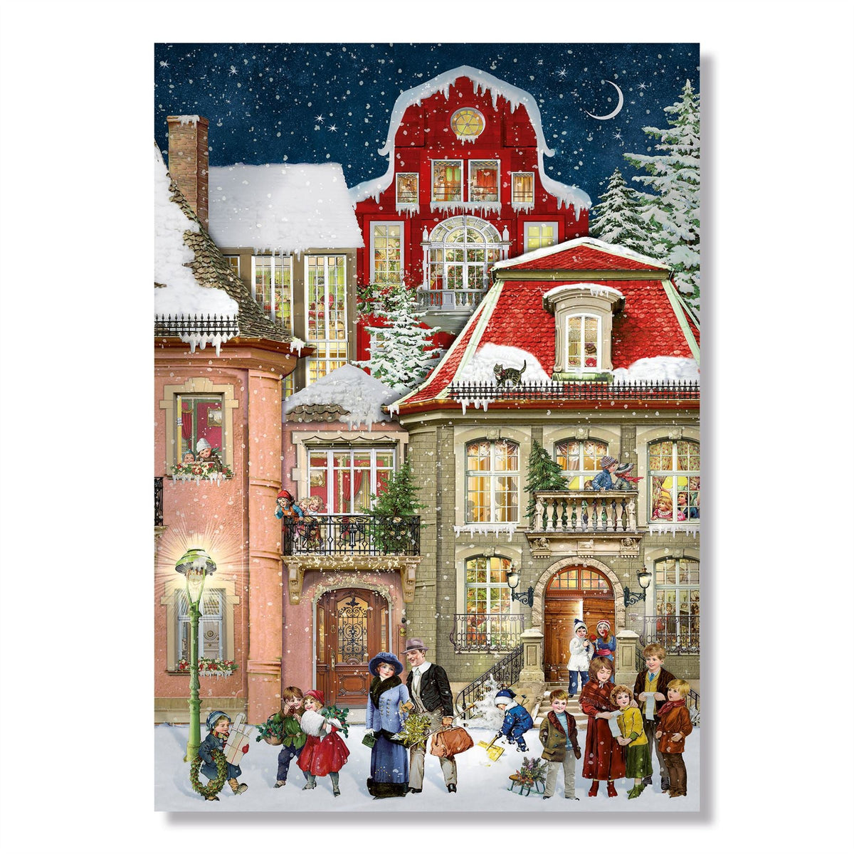 In The Christmas Avenue A4 Christmas Advent Calendar | Picture Advent Calendar Advent Calendar - Tophatter Daily Deals