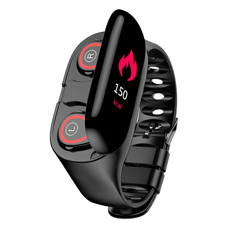 Bluetooth headset watch bracelet Black 0 - Tophatter Daily Deals