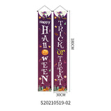 Halloween Doorway Banners Pair Oxford Cloth 180x30cm 9 Style 3D Changing Face Moving Picture Frame - Tophatter Daily Deals