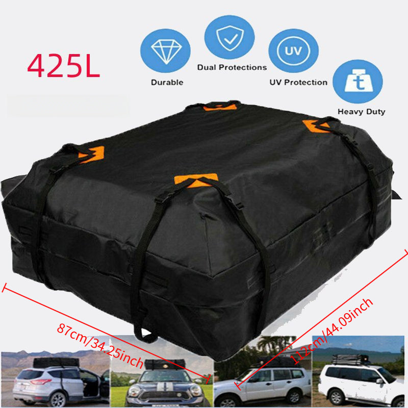 Roof Cargo Bag Waterproof Storage Box Motor Vehicle Frame & Body Parts - Tophatter Daily Deals