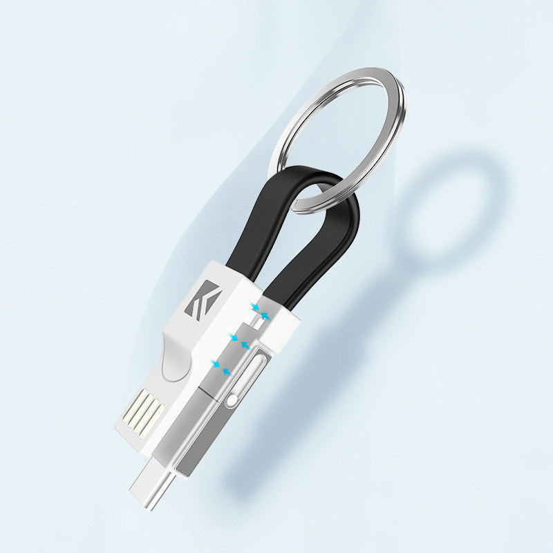 Applicable To Android Type-C Creative Mobile Phone Charging Cable Black USB 0 - Tophatter Daily Deals