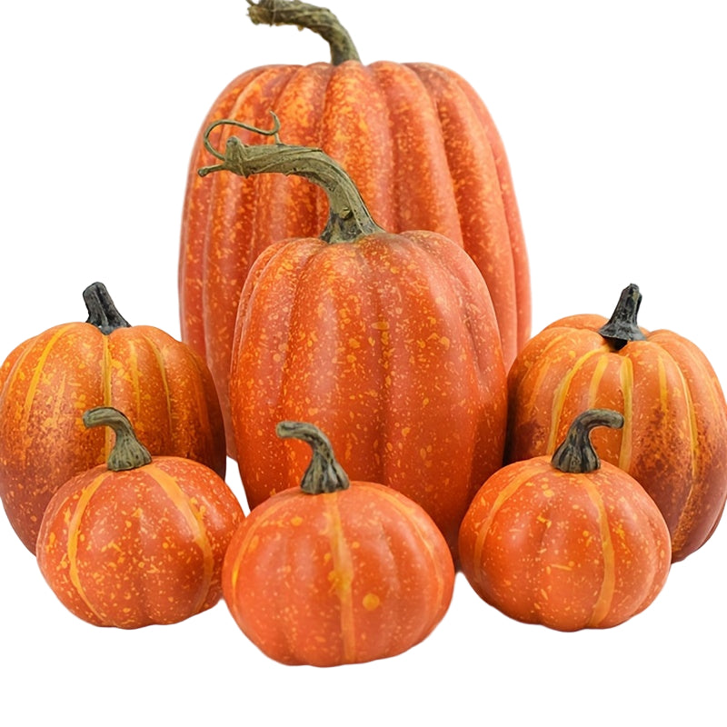 Halloween Pumpkin Decoration Set (7pcs) Halloween - Tophatter Daily Deals