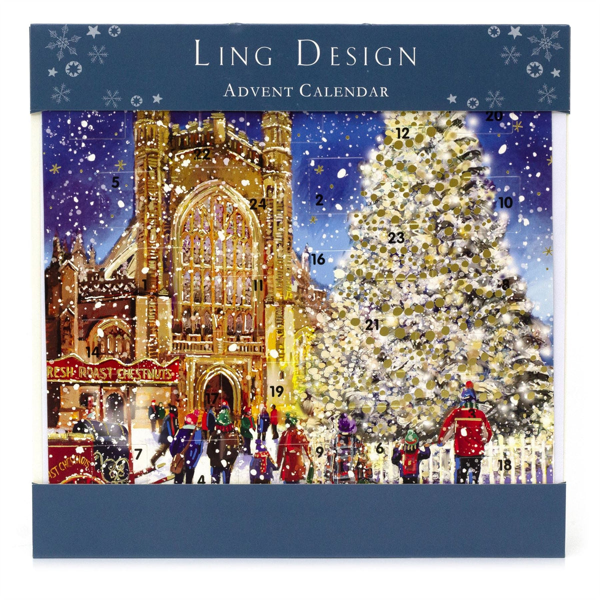 Bath Abbey Christmas Advent Calendar | Monastery Advent Calendar - 23cm Advent Calendar - Tophatter Daily Deals
