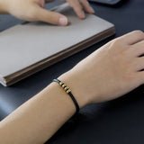 Beaded Stainless Steel Heart Couple Bracelet 7 - Tophatter Daily Deals