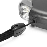 4.5M LED Flashlight Extendable Retractable Pet Dog Leash Lead with Garbage Bag Pet Leashes & Harnesses - Tophatter Daily Deals