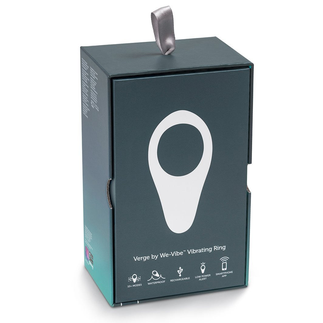 We-Vibe Verge Vibrating Silicone Penis Ring in Slate Cock Ring - Tophatter Daily Deals