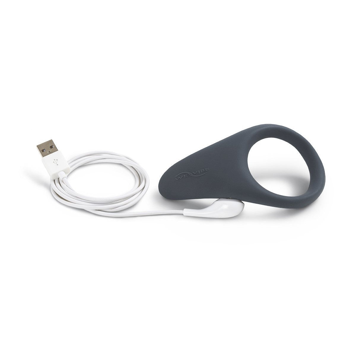 We-Vibe Verge Vibrating Silicone Penis Ring in Slate Cock Ring - Tophatter Daily Deals
