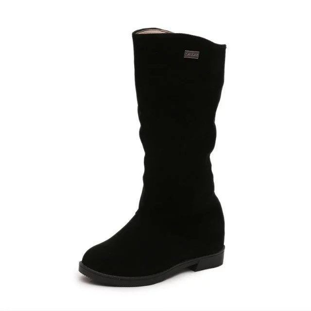 2021 autumn and winter new lady boots Black 0 - Tophatter Daily Deals