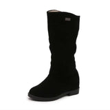 2021 autumn and winter new lady boots Black 0 - Tophatter Daily Deals